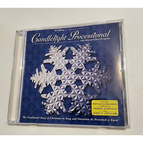 Walt Disney Records Candlelight Processional CD EPCOT Massed Choir Program - Picture 1 of 9